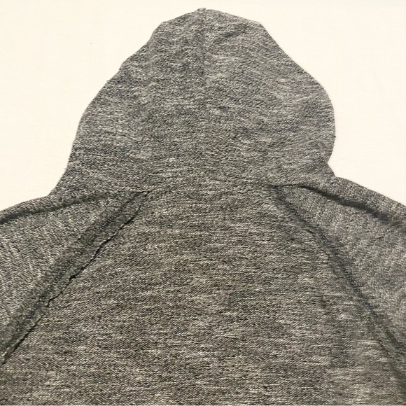 Roxy Hoodie Shirt Size Large Scuba 3 Button Neck Zip Pockets - Picture 10 of 16